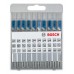 BOSCH 10dílná sada pilových plátků pro kmitací pily Basic for Metal 2607010631