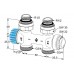 HEIMEIER Multilux 1/2"radiátorový ventil , přímý, vnitřní, jednotrubková s. 3854-02.000