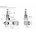 HEIMEIER E-Z ventil DN 15 (1/2") rohový pro dvoutrubkové soustavy černá krytka 3879-02.000