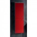 SAPHO AILA 55625 skříňka vysoká 40x140x18cm, pravá, červená/stříbrná