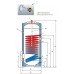 TATRAMAT VTI 100 nepřímotopný ohřívač vody s bočním vývodem 225062