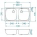 ALVEUS BASIC 160 FI 90 kuchyňský dřez nerez, 780 x 435 mm, dekor 1049434