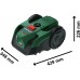 BOSCH VISIMOW18V-100 Aku robotická sekačka na trávu, 1x 4,0Ah 06008E1000