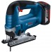 BOSCH GST 185-LI PROFESSIONAL Akumulátorová kmitací pila, 2x 4,0 Ah, GAL 18V-40, kufr 06015B3024