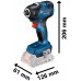 BOSCH GDR 18V-200 Akumulátorový rázový utahovák, L-Boxx 136 06019J2106