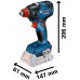 VÝPRODEJ BOSCH GDX 18V-200 PROFESSIONAL Akumulátorový rázový utahovák 06019J2204 PO SERVISE!!