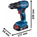 BOSCH GSB 185-LI PROFESSIONAL Akumulátorový kombinovaný šroubovák 06019K3103