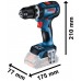 BOSCH GSB 18V-90 C Aku kombinovaný šroubovák, 2x 5.0Ah, L-BOXX 06019K6106