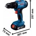 BOSCH GSB 183-LI PROFESSIONAL Akumulátorový příklepový vrtací šroubovák, 1x 2,0 Ah 06019K9101