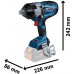 BOSCH GDS 18V-1600 HC PROFESSIONAL Aku rázový utahovák 06019M1000