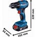 BOSCH GDR 18V-215 + GSR 185-LI (2xGBA 18V 2.0Ah; GAL 18V-20; kufr) 06019N2023