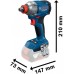 BOSCH GDX 18V-285 + GSR 185-LI + 2× 2,0 Ah + GAL 18V-20 + pouzdro PROFESSIONAL 06019N2123