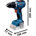 BOSCH GSR 18V-65 PROFESSIONAL Vrtací šroubovák, 2×GBA 5.0Ah, L-Boxx 06019N3203