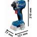 BOSCH PROFESSIONAL Sada 2 ks 18V nářadí: GSB + GDR + 2× 4 + GAL 0615A50069