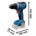 BOSCH GSR+GWS+GBH+3× 4,0Ah+GAL 18V-40 PROFESSIONAL nářadí 18V sada 3 ks 0615A5007L