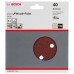 BOSCH Brusný papír C430, balení 5 ks 150 mm, 40 2608605716