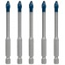 BOSCH Vrtáky do střešních tašek EXPERT HEX-9 HardCeramic, 6 mm, 5 ks 2608900599