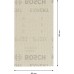 BOSCH Brusné mřížky EXPERT M480 pro vibrační brusky 80 × 133 mm, P120, 10 ks 2608900736