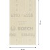 BOSCH Brusné mřížky EXPERT M480 pro vibrační brusky 80 × 133 mm, P320, 10 ks 2608900741