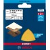 BOSCH Sada brusných papírů EXPERT C470 pro delta brusky 93 mm, G 60/120/240, 6 ks 2608900832