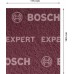 BOSCH Podložka z rouna pro ruční broušení EXPERT N880, 115 × 140 mm, velmi jemná A, 2 ks 2608901220