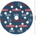 BOSCH Brusný kotouč EXPERT O780 s fólií, 125 mm, G320, 6ks 2608902405