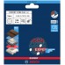BOSCH 9dílná sada brusných kotoučů EXPERT O780 s fólií, 125 mm, G80/G120/G180 2608902407