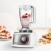 Bosch Food processor, MultiTalent 8, 1250 W, bílá, Brushed stainless steel MC812S814