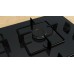 Bosch Serie 2 Plynová varná deska 60 cm tvrzené sklo, černá POH6B6K30