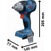 BOSCH GDS18V-330H PROFESSIONAL Akumulátorový rázový utahovák, 2x4,0Ah, L-BOXX 06019L5202
