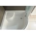 AQUALINE 80 Čtvrtkruhová vanička hluboká, akrylát C83