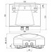 CLAGE M 4-O Ohřívač vody 4,4kW/230V, montáž nad umyvadlo 1500-17114