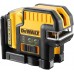 DeWALT DCE0822D1R Křížový laser s olovnicí, červený paprsek XR (10,8V/1x2,0Ah) kufr Tstak