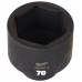 Milwaukee Průmyslové hlavice SHOCKWAVE™ IMPACT DUTY 1” HEX krátké (70 mm) 4932480423