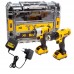 DeWALT DCK211D2T Combo sada vrtačka/šroubovák + rázový utahovák (12V/2x2,0 Ah) Tstak