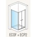 RONAL ECP2 ECO-Line dvoukřídlé dveře, 70cm, elox/durlux ECP207000122