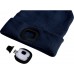 EXTOL LIGHT čepice s čelovkou 4x25lm, USB nabíjení, tmavě modrá, ECONOMY, 43456
