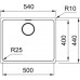 Franke Mythos MYX 110-50 Dřez, 540x440 mm, nerez 122.0637.420
