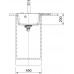 Franke Centro CNG 611-62 TL/2, 620x500 mm, fragranitový dřez, Bílá led 114.0637.494