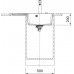 Franke Centro CNG 611-78 TL/7, 780x500 mm, fragranitový dřez, Sahara 114.0637.504