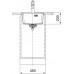 Franke Maris MRG 610-37 RTL, 410x510 mm, Fragranitový dřez, Šedá břidlice 114.0718.777