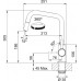 Franke FS 2848.031 LINA Kuchyňská baterie, Chrom 115.0728.476