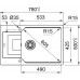 Franke Urban UBG 611-78 BB, 780 x 500 mm, fragranitový dřez, pískový melír 114.0700.106