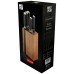 G21 Sada nožů Gourmet Rustic 5 ks + bambusový blok 6002237