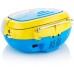 GoGEN Radiopřijímač s CD/ MP3/ USB, modrá/ žlutá GOGMAXIPREHRAVACB
