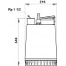 Grundfos UNILIFT AP12.40.08.A1 ponorné kalové čerpadlo s plovákem 96010980