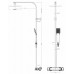 AQUALINE JANE sprchový sloup s termo. baterií 1202-10