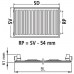 Kermi Therm X2 Profil-kompakt deskový radiátor 10 400 / 1100 FK0100411