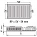 Kermi Therm X2 Profil-kompakt deskový radiátor 11 600 / 1100 FK0110611