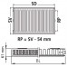 Kermi Therm X2 Profil-kompakt deskový radiátor 11 500 / 1200 FK0110512